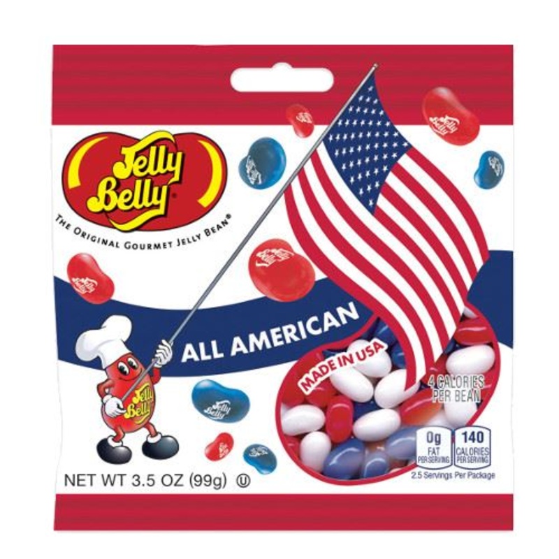 Jelly Belly All American Jelly Bean Mix – 3.5 oz Bag