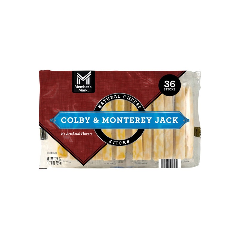 Member’s Mark Colby and Monterey Jack Cheese Sticks, 36 ct.