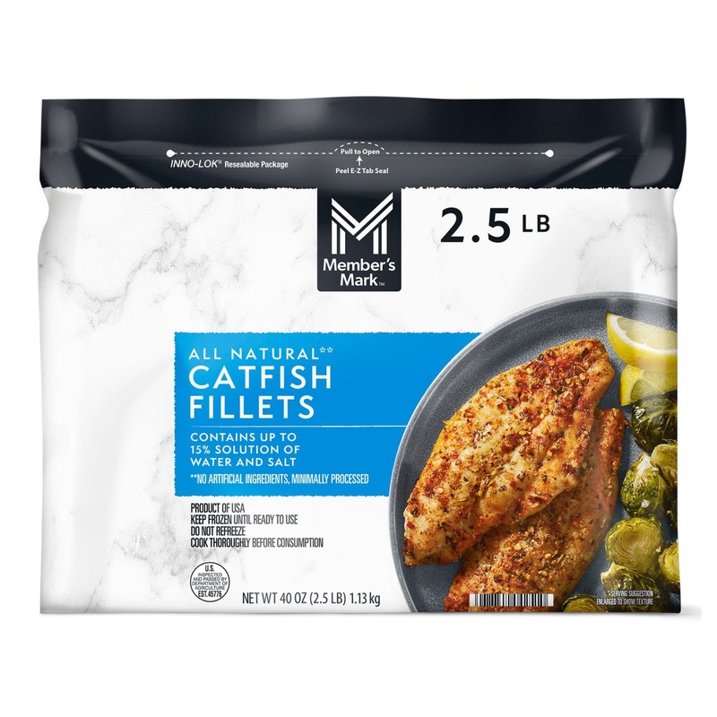 Member’s Mark Farm Raised Catfish Fillets, Frozen, 2.5 lbs.