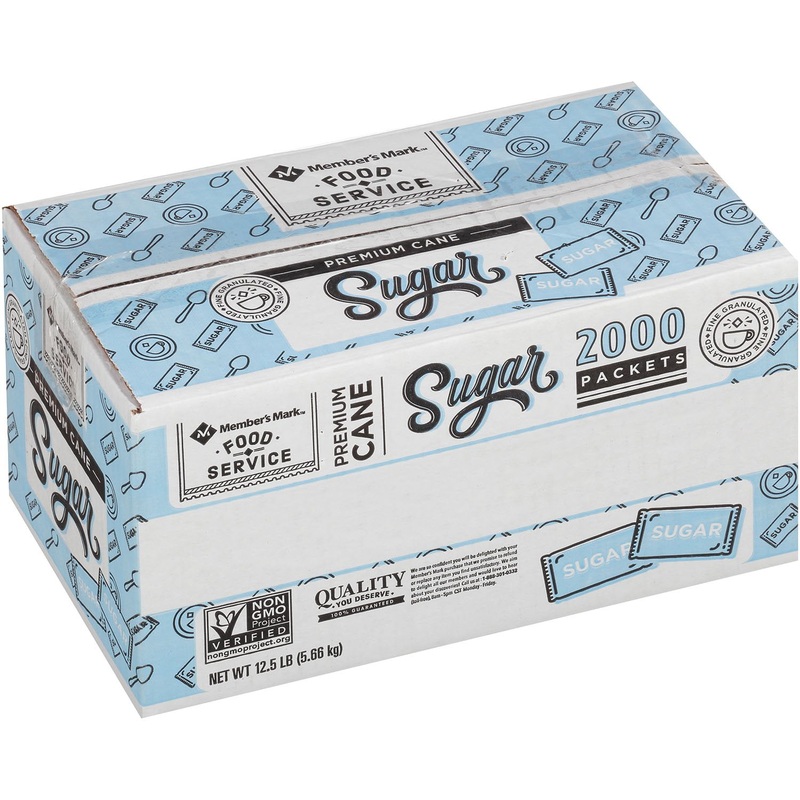 Member’s Mark Premium Cane Sugar Packets, 2,000 ct.