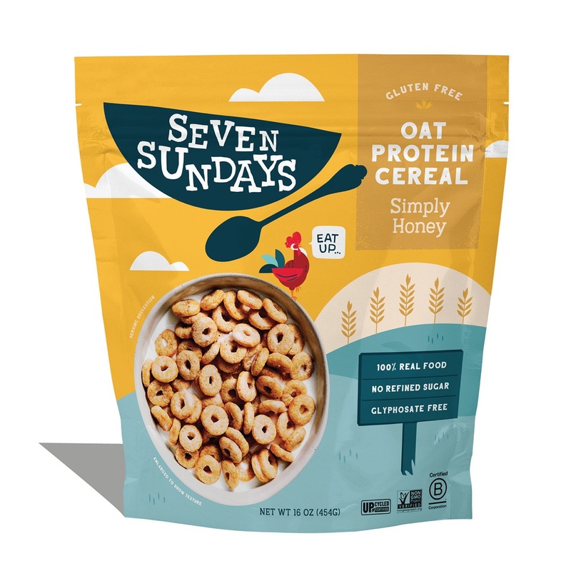 Seven Sunday’s Simply Honey Oat Protein Cereal, 16 oz.