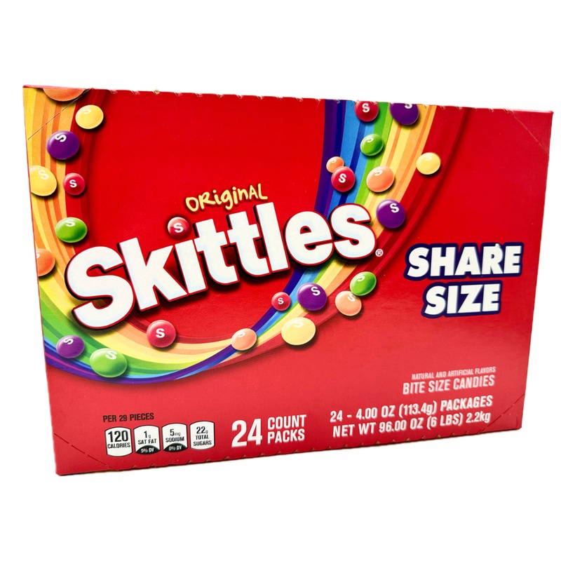 Skittles Original Share Size – 4oz / 24ct