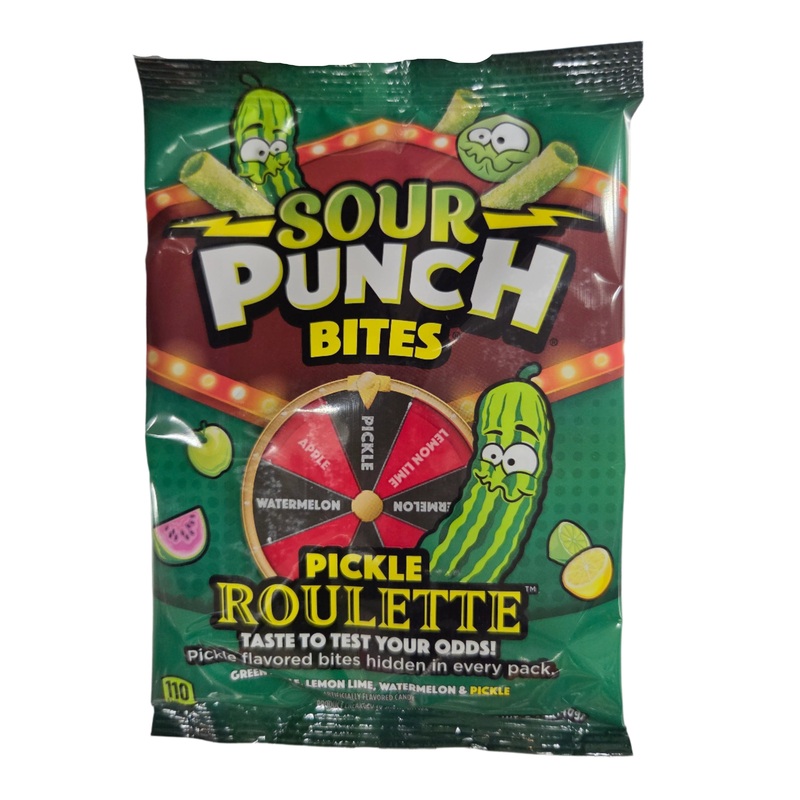 Sour Punch Pickle Roulette Candy