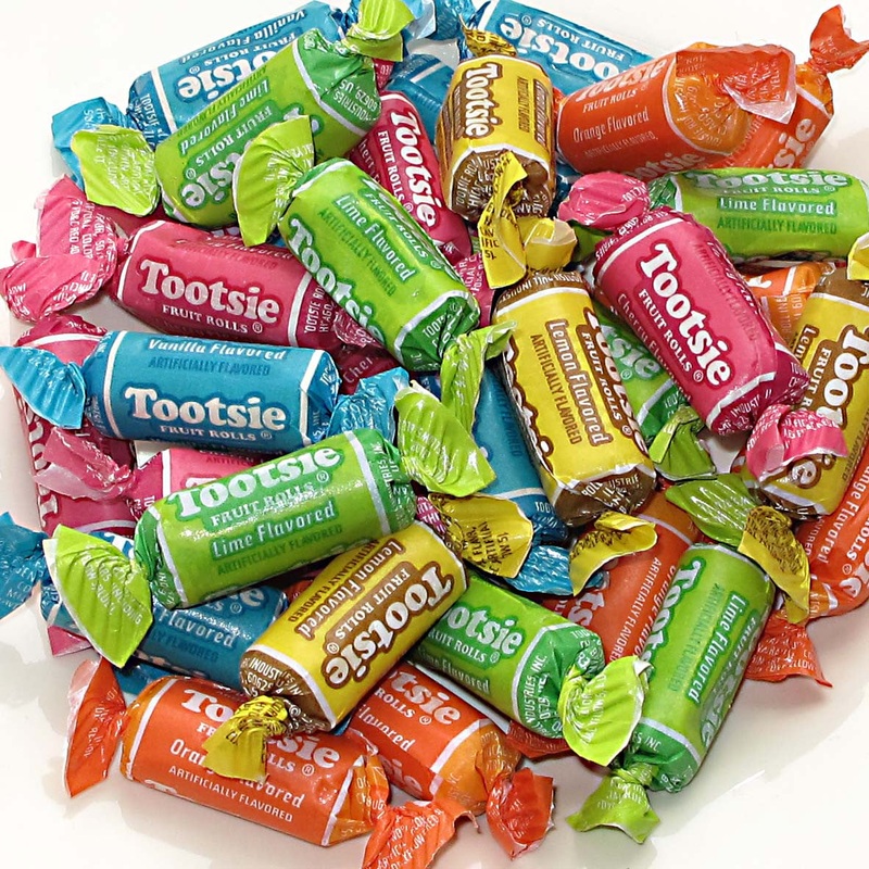 Tootsie Midgees Assorted Fruit Flavors – 30lb