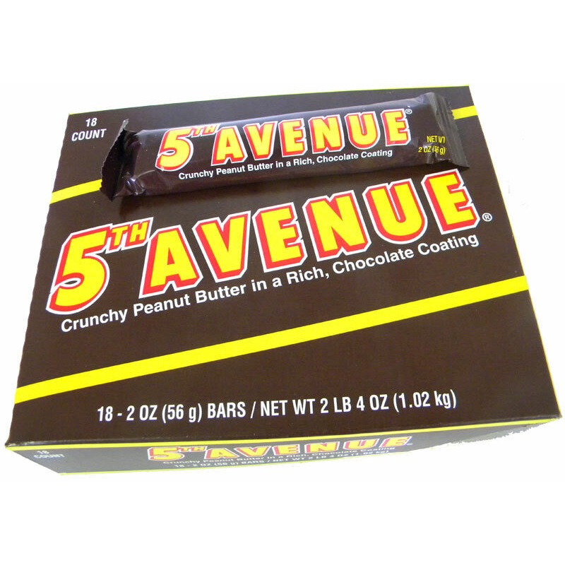 5th Ave Candy Bar 18ct