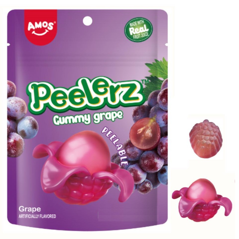 AMOS Peelerz Gummy Grape – 6oz