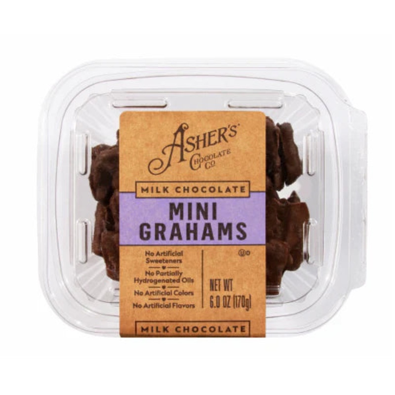 Asher Milk Mini Grahams 6oz 9ct Freshpacks