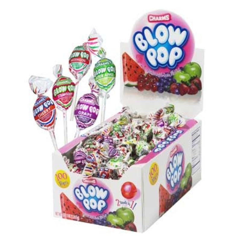 Charms Blow Pops Assorted – 100ct