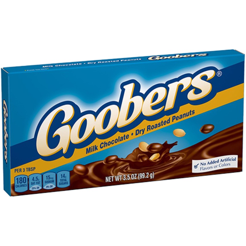 Goobers Chocolate Covered Peanuts – 3.5-oz. Theater Box