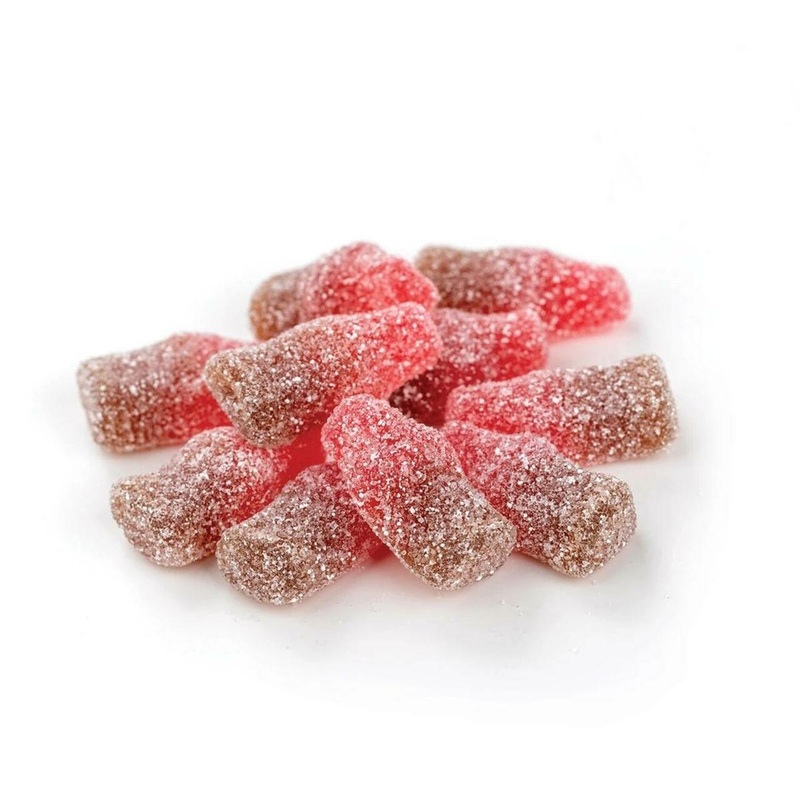 GUMMI SOUR CHERRY COLA BOTTLES