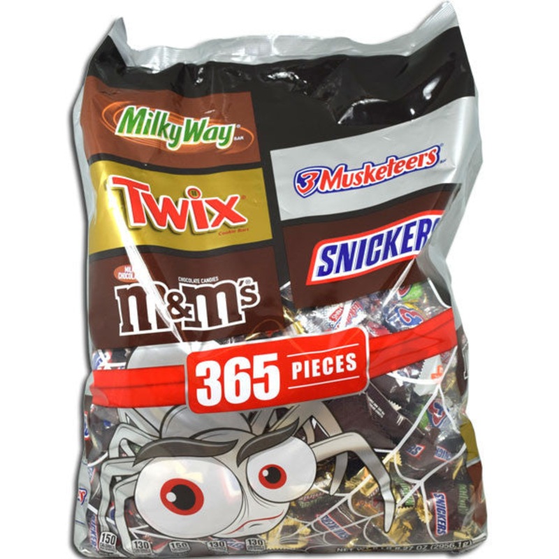 Mars Chocolate Candy Bars Assortment 365 Count