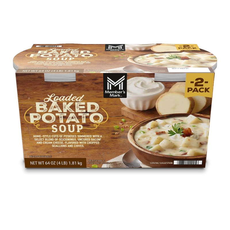 Member’s Mark Loaded Baked Potato Soup, 32 oz., 2 pk.
