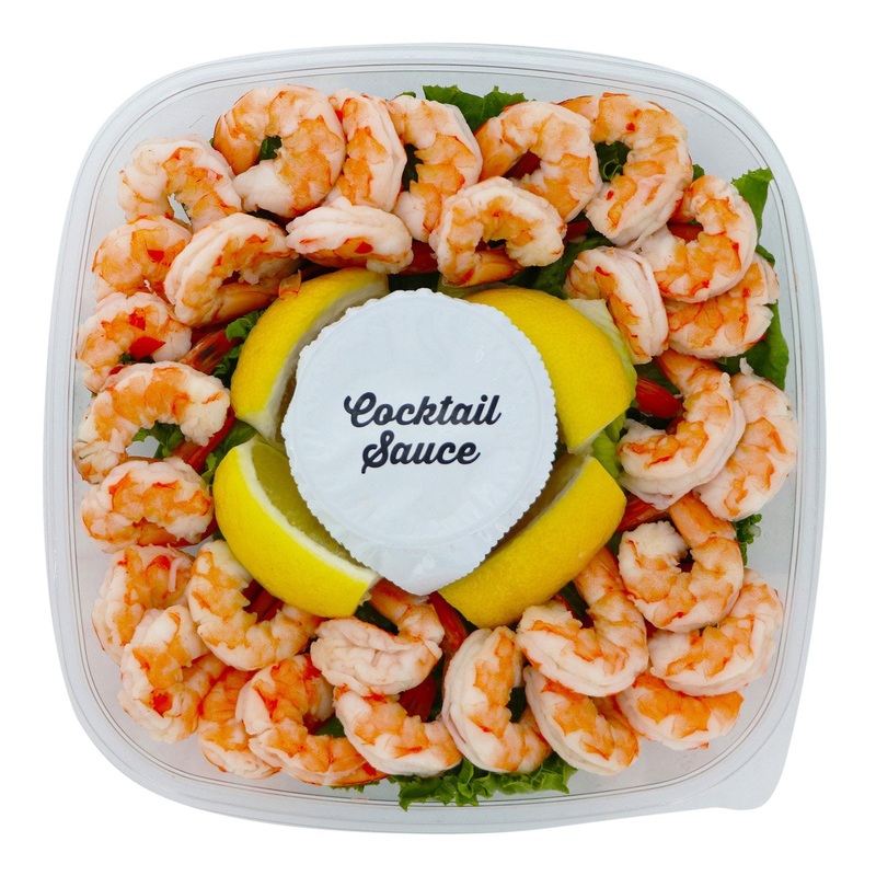Member’s Mark Shrimp Tray with Cocktail Sauce, priced per pound