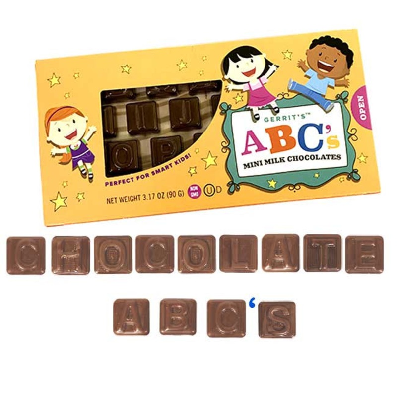 Milk Chocolate Mini ABC’s