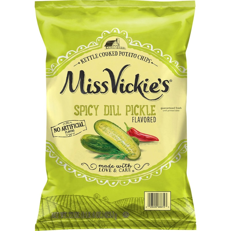 Miss Vickie’s Spicy Dill Pickle Potato Chips, 22 oz.