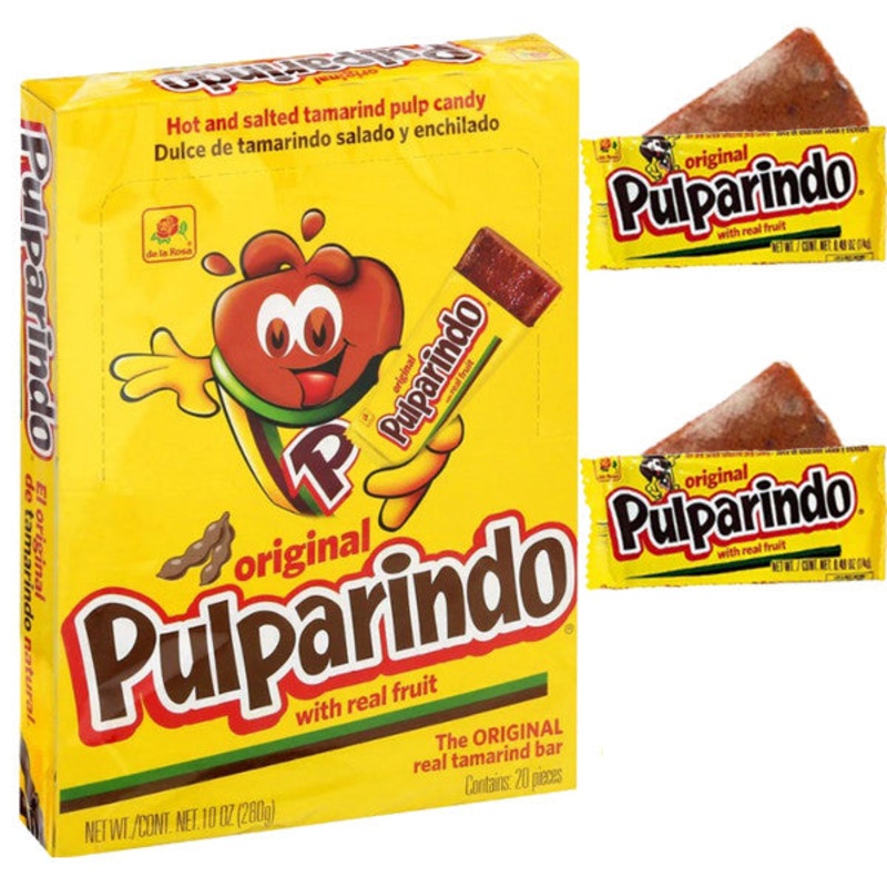 Pulparindo Original Tamarind Bar – 0.49oz / 20ct