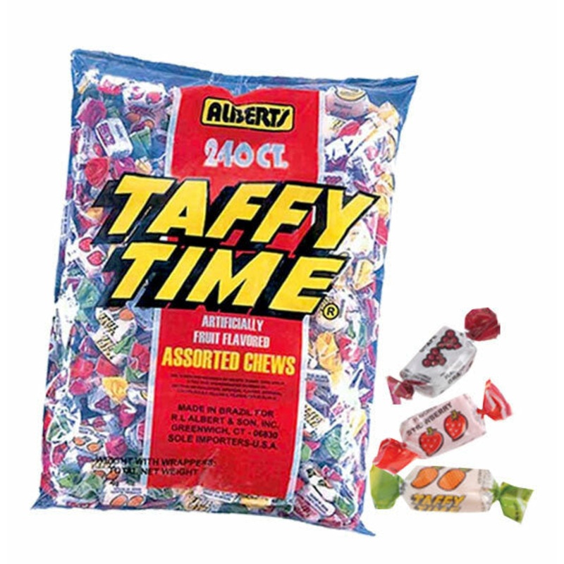 Taffy Time Candy Chews 240 Count