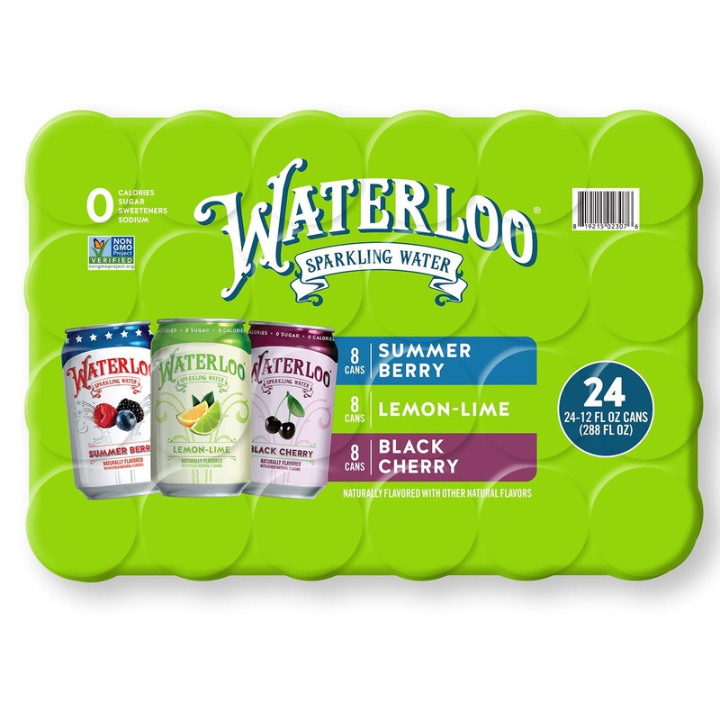 Waterloo Sparkling Water Variety Pack 12 fl. oz., 24 pk.