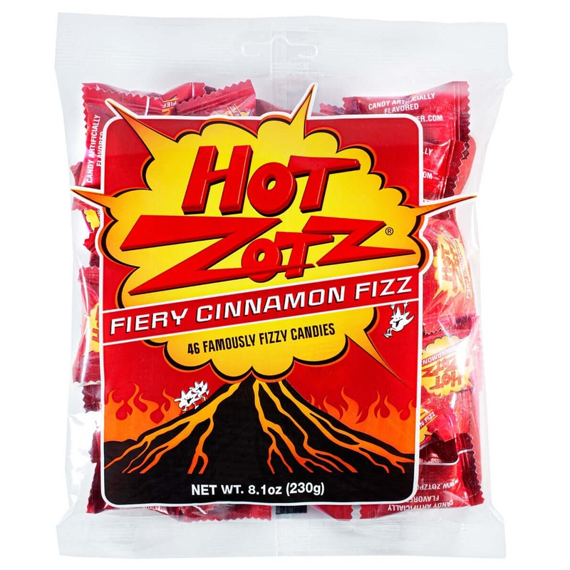 Zotz Strings Hot Zots Fiery Cinn Fizz 46ct 8.1oz Bag 12ct