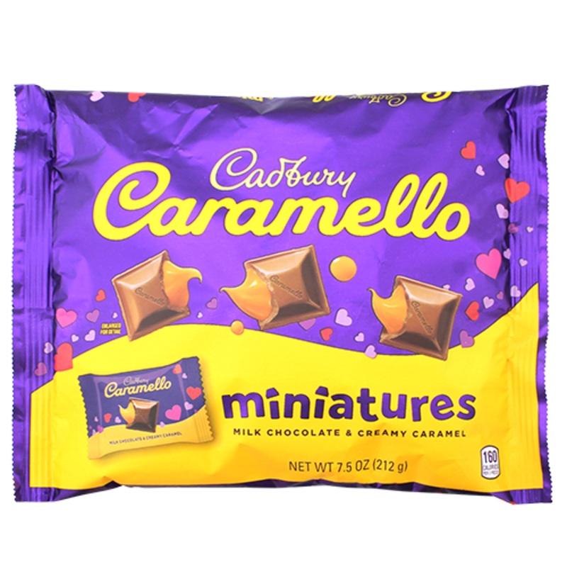 Cadbury Valentine’s Caramello Miniatures 7.5 oz. Bag