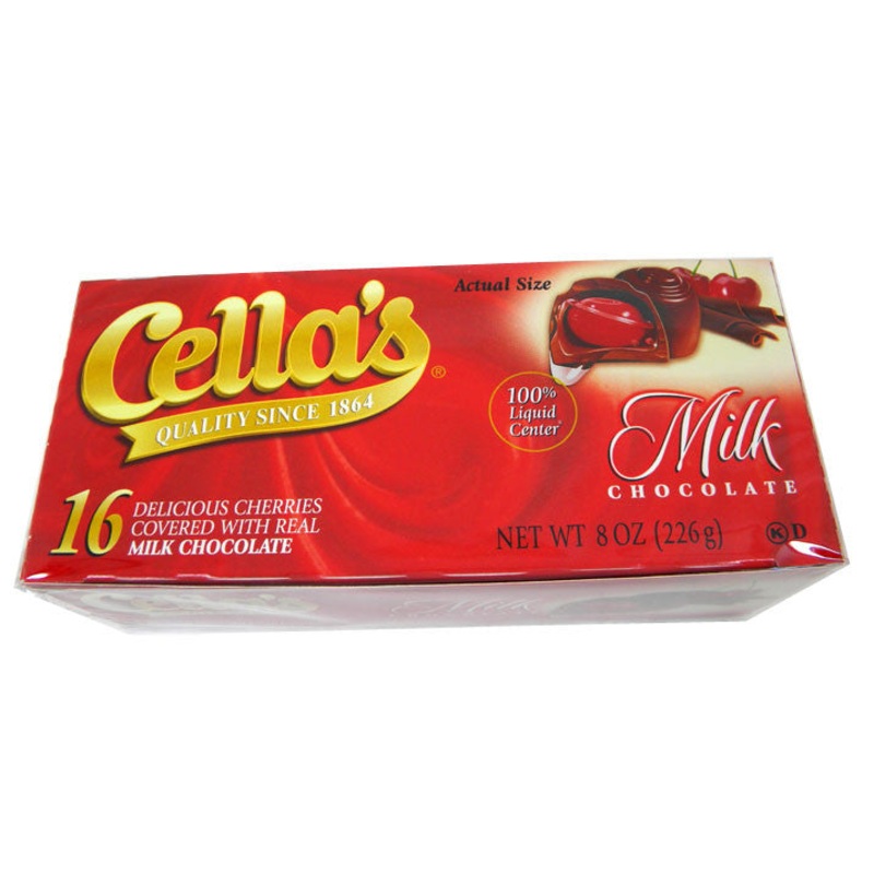 Cella’s Milk Chocolate Covered Cherries – 8oz