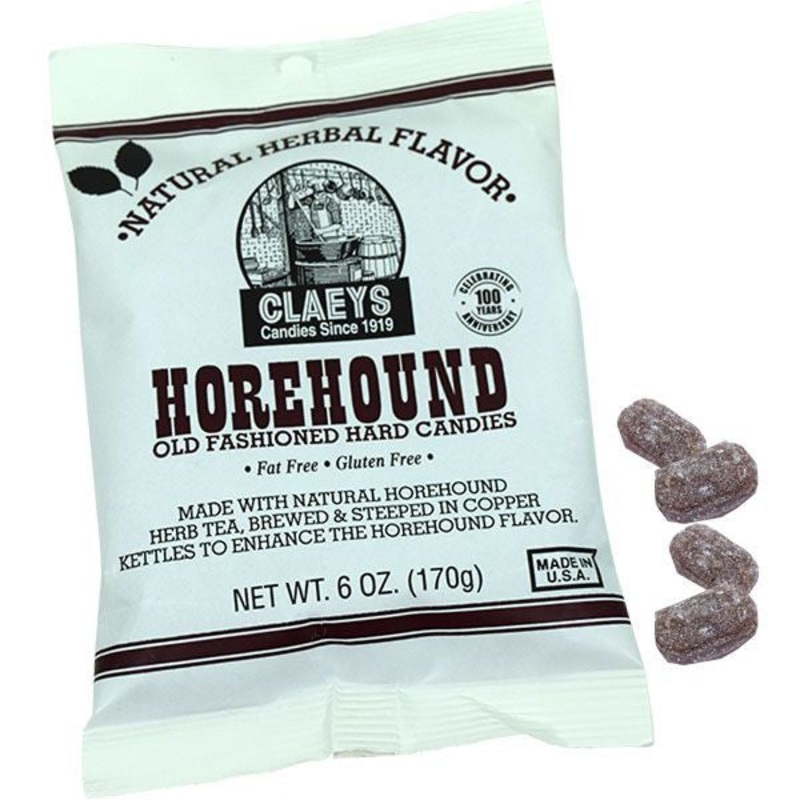 Claey’s Horehound Old Fashion Hard Candies 6oz Bag
