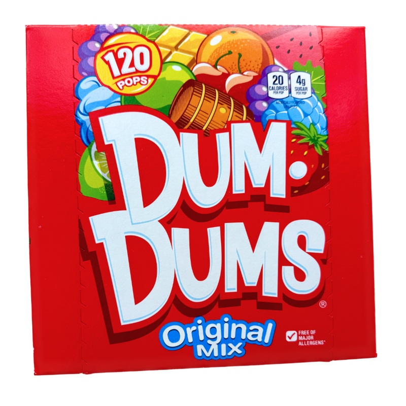 Dum Dums Original Mix Lollipops – 120ct