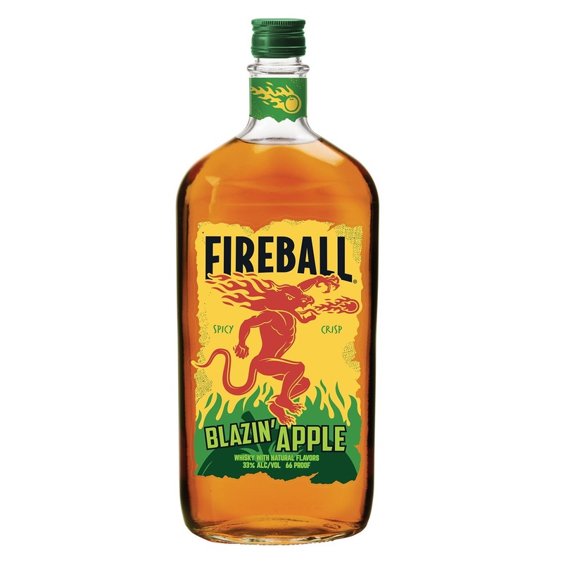 Fireball Blazin Apple Cinnamon Whisky, 750 ml