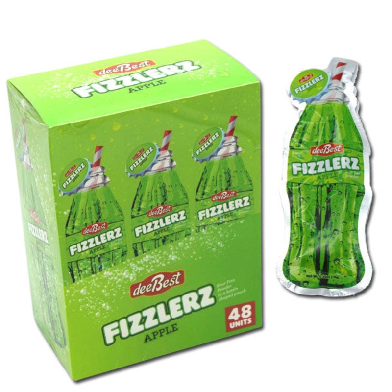 Fizzlers Apple Candy 48 Count
