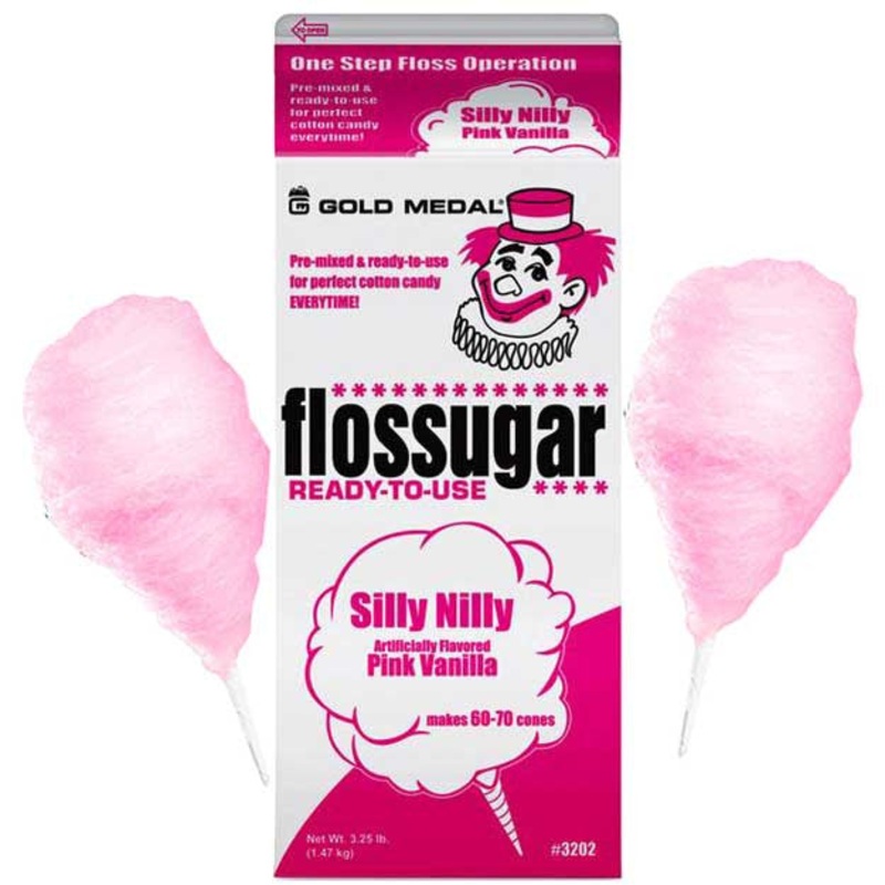 Flossugar Pink Vanilla Cotton Candy Mix 3.25lbs
