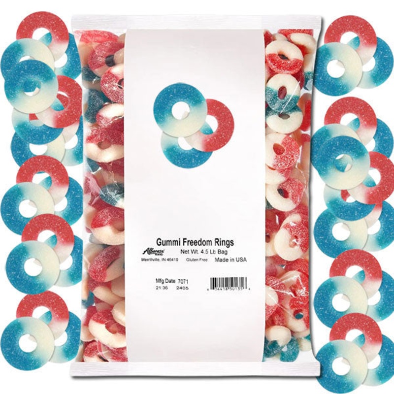 Gummi Freedom Rings – 4.5lb