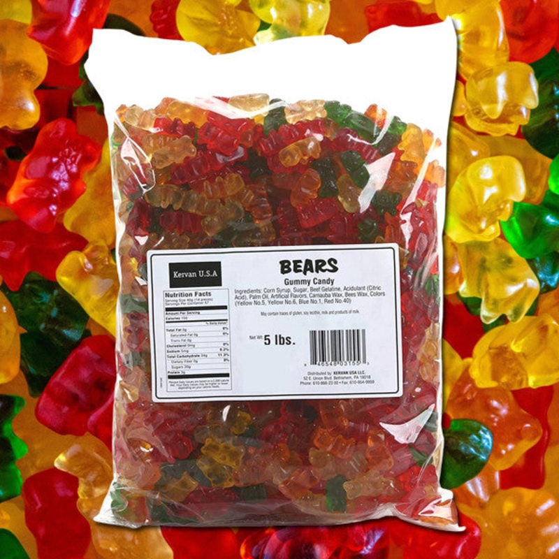 Gummy Bears 5lb Bulk Kervan