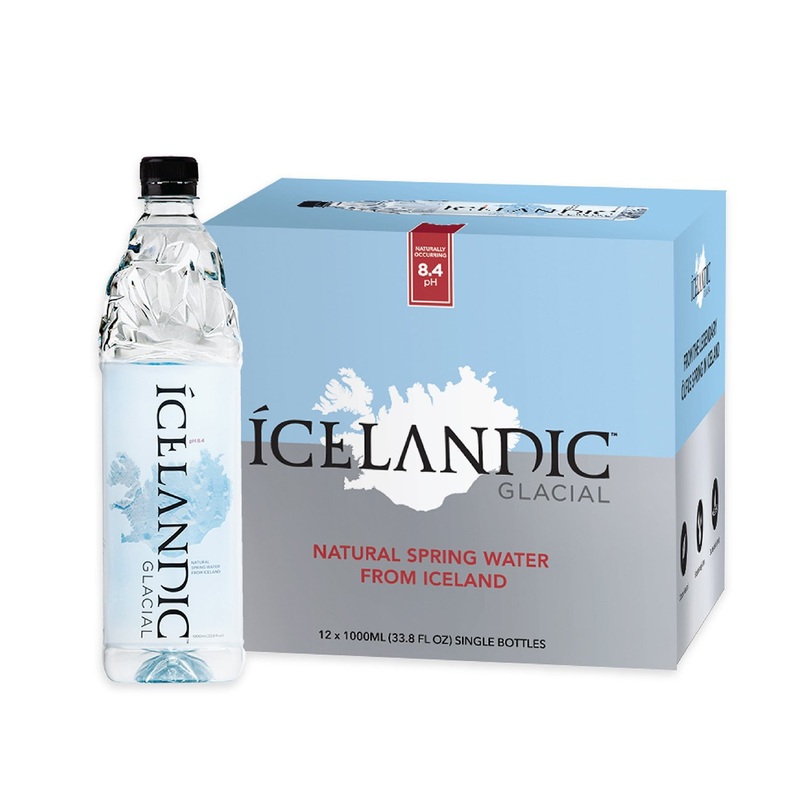 Icelandic Glacial Natural Spring Alkaline Water, 33.81 fl. oz., 12 pk.