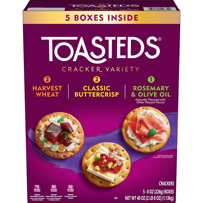 Kellogg’s Toasted Variety Pack Crackers, 40 oz.
