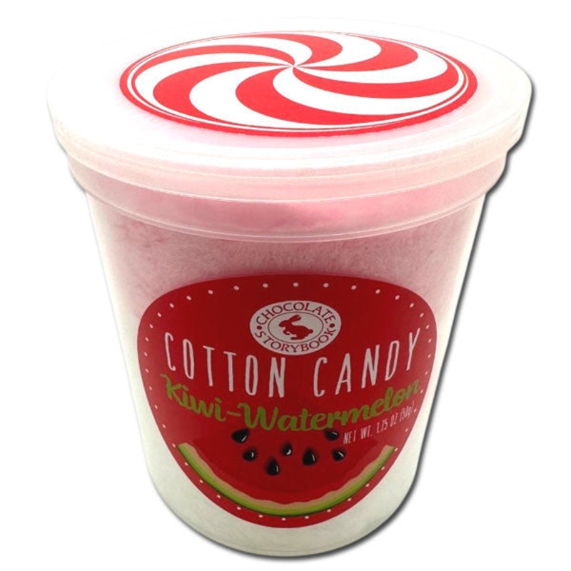Kiwi-Watermelon Flavored Cotton Candy