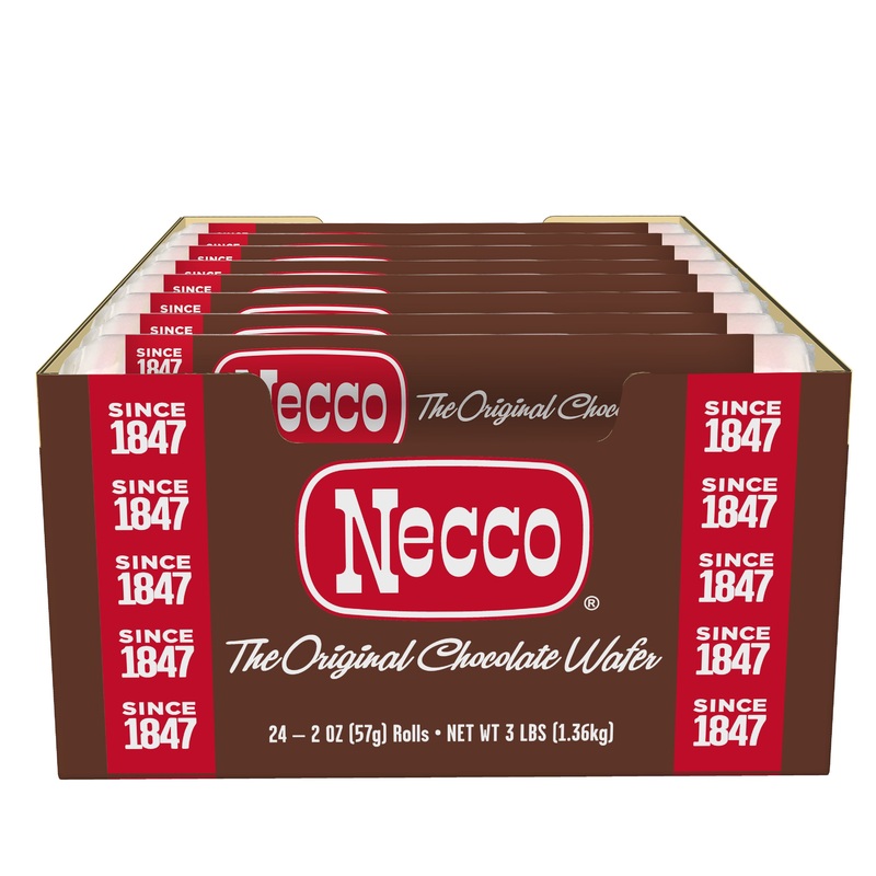 Necco Wafers Chocolate – 24/box
