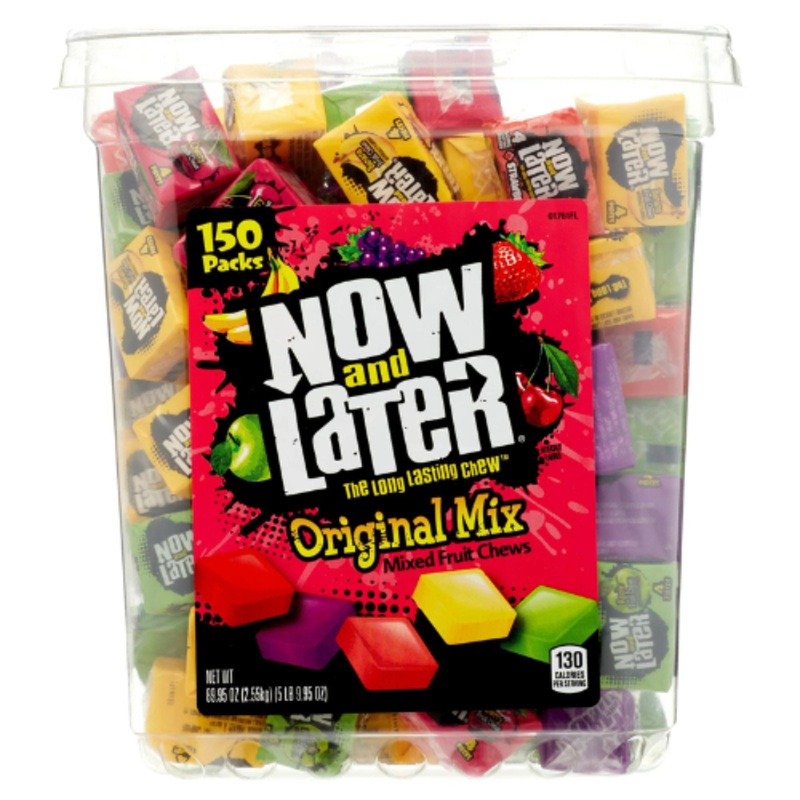 Now and Later Original Mix 4 pieces 150 pack Tub 89.95 oz.