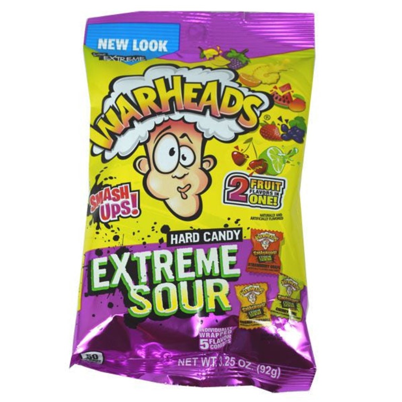 Warheads Sour Smash Ups 3.25oz Bag