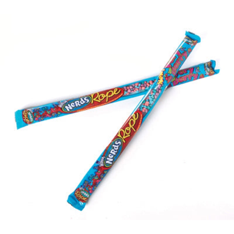 Wonka Very Berry Blue Nerd Rope 24ct