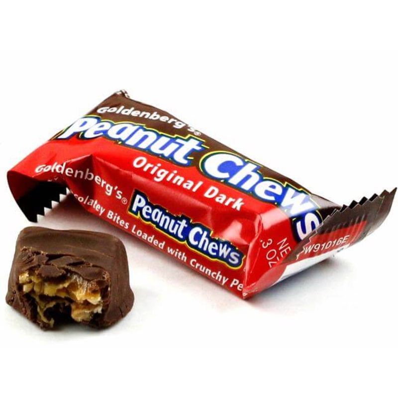 Goldenberg Original Dark Chocolate Peanut Chews 225ct Bag