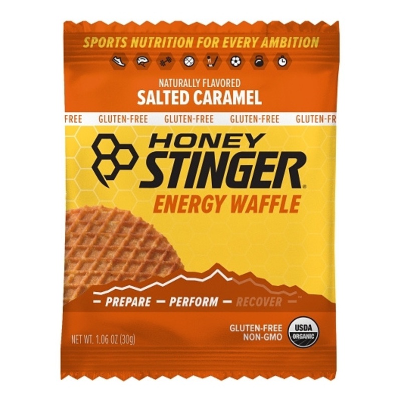 Honey Stinger Salted Caramel Energy Waffles – 1.06oz / 12ct
