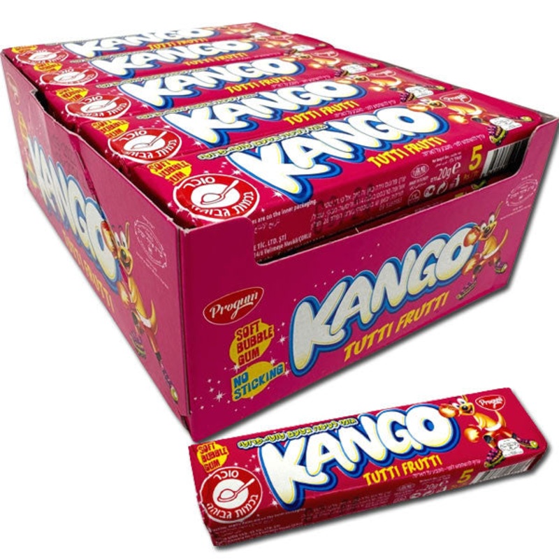 Kango Tutti Frutti Bubble Gum – 20ct