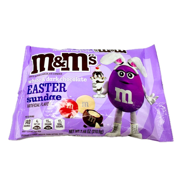 M&M’s Easter Sundae White & Dark Chocolate Candy – 7.44oz