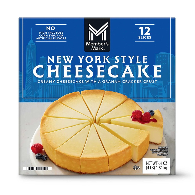 Member’s Mark 9″ New York Style Cheesecake, Frozen, 12 slices