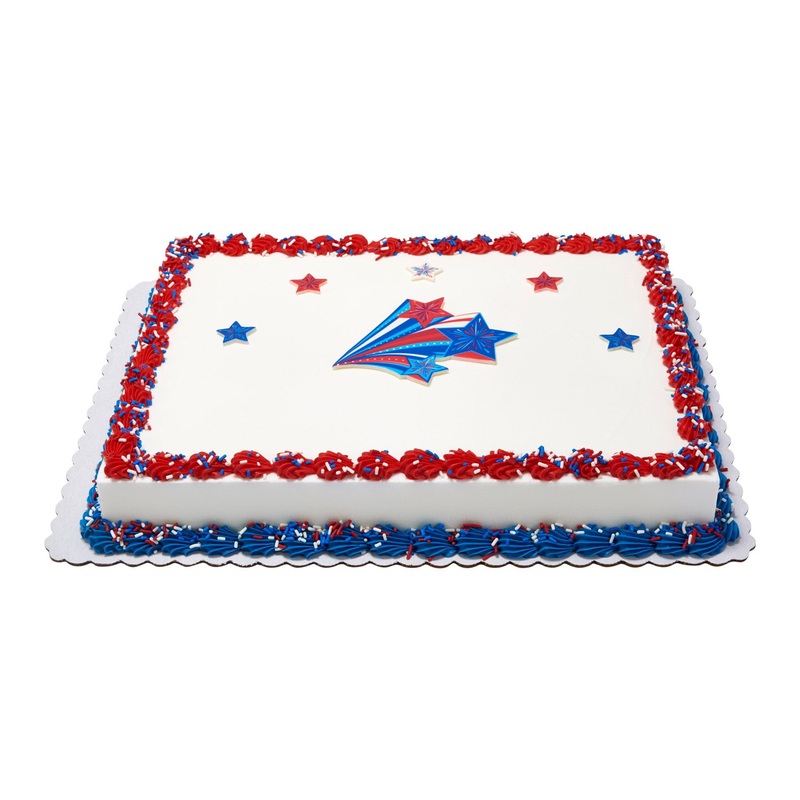 Patriotic Half Sheet Cake