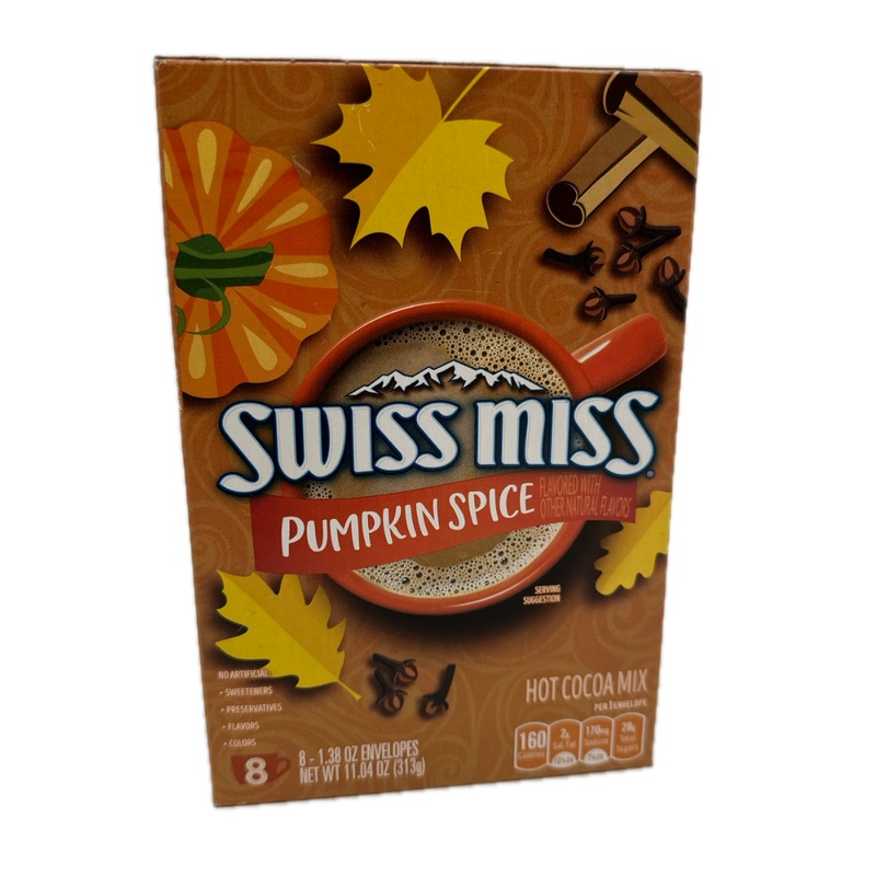 Swiss Miss Pumpkin Spice Hot Cocoa Mix – 1.38oz / 8ct