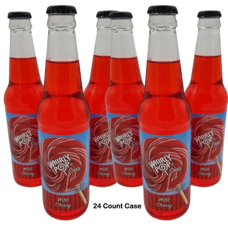 Whirly Pop Soda – Wild Cherry – 12oz / 24 Count