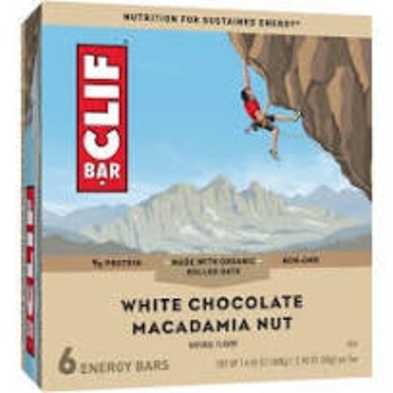 Clif Bar – White Chocolate Macadamia Nut 12/box