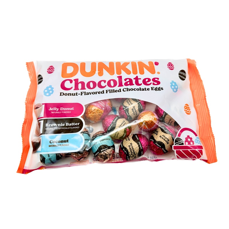 Dunkin’ Donut-Flavored Filled Chocolate Eggs – 9oz