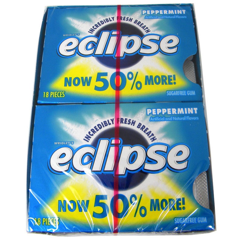 Eclipse Sugarless Gum 8ct – Peppermint